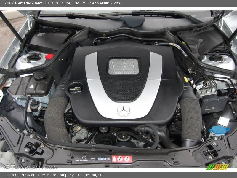 Iridium Silver Metallic / Ash 2007 Mercedes-Benz CLK 350 Coupe
