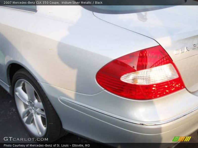 Iridium Silver Metallic / Black 2007 Mercedes-Benz CLK 350 Coupe