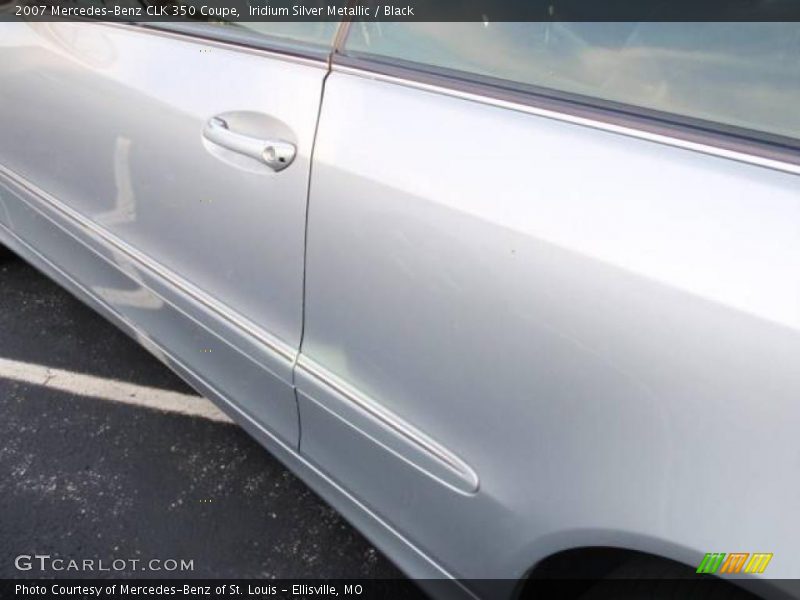 Iridium Silver Metallic / Black 2007 Mercedes-Benz CLK 350 Coupe