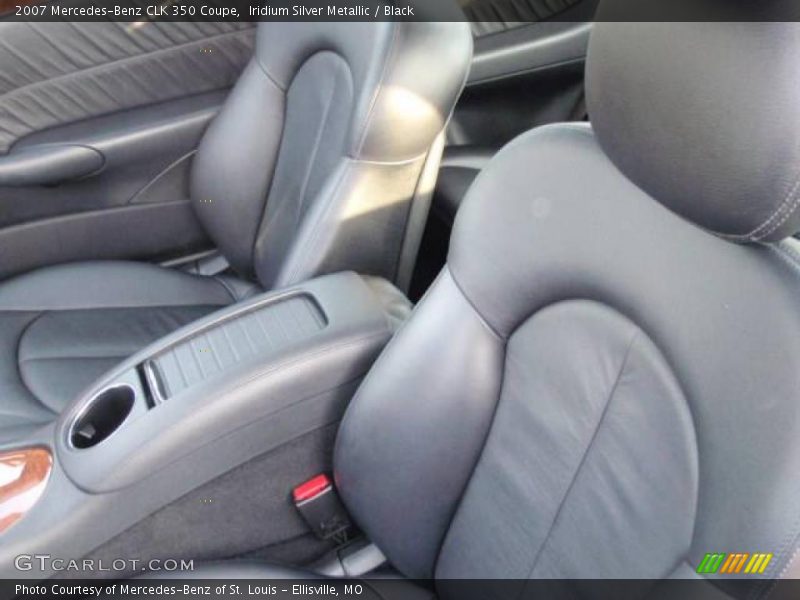 Iridium Silver Metallic / Black 2007 Mercedes-Benz CLK 350 Coupe