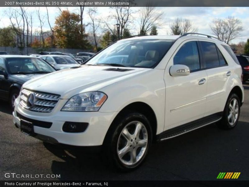 Alabaster White / Macadamia 2007 Mercedes-Benz ML 350 4Matic