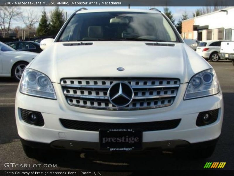 Alabaster White / Macadamia 2007 Mercedes-Benz ML 350 4Matic