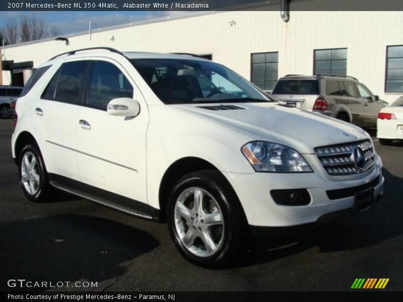 Alabaster White / Macadamia 2007 Mercedes-Benz ML 350 4Matic