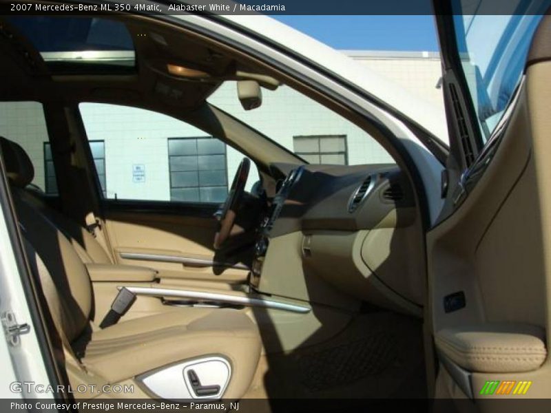 Alabaster White / Macadamia 2007 Mercedes-Benz ML 350 4Matic