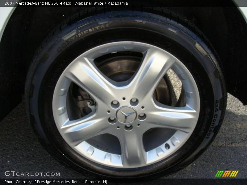 Alabaster White / Macadamia 2007 Mercedes-Benz ML 350 4Matic