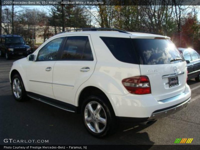 Alabaster White / Macadamia 2007 Mercedes-Benz ML 350 4Matic