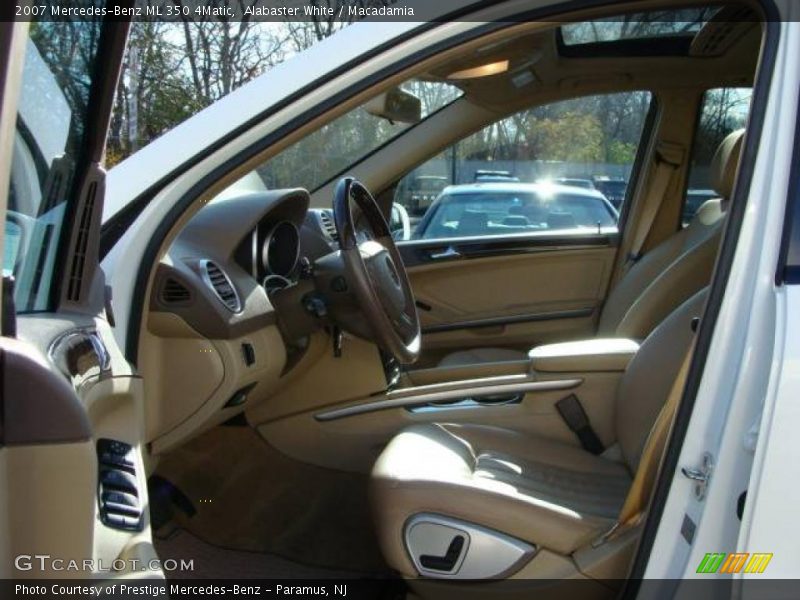 Alabaster White / Macadamia 2007 Mercedes-Benz ML 350 4Matic