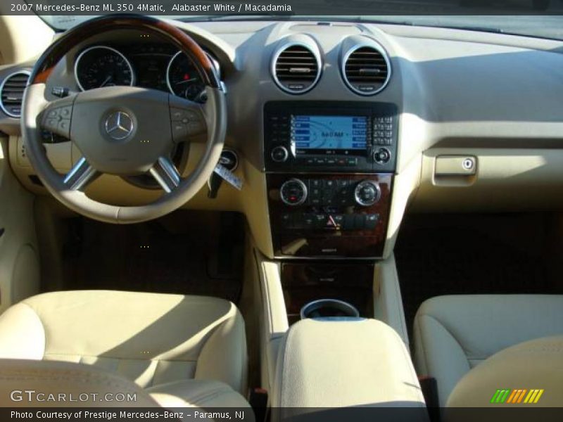Alabaster White / Macadamia 2007 Mercedes-Benz ML 350 4Matic