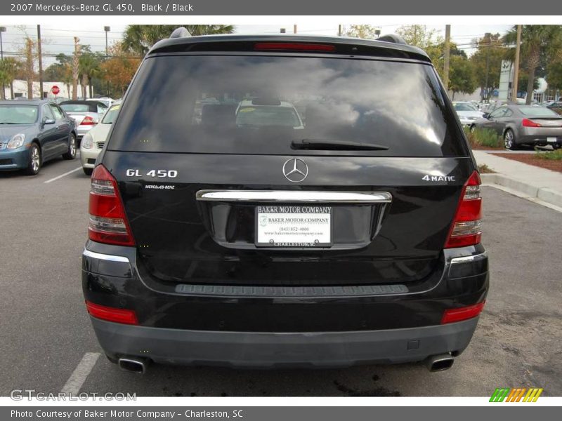 Black / Black 2007 Mercedes-Benz GL 450