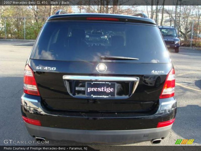 Black / Black 2007 Mercedes-Benz GL 450