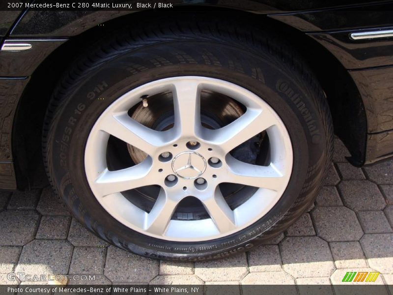 Black / Black 2007 Mercedes-Benz C 280 4Matic Luxury