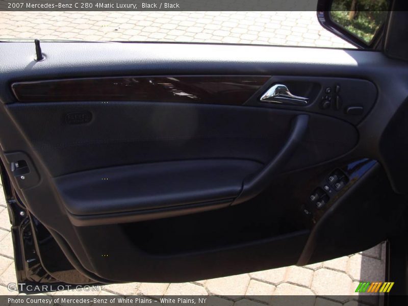 Black / Black 2007 Mercedes-Benz C 280 4Matic Luxury