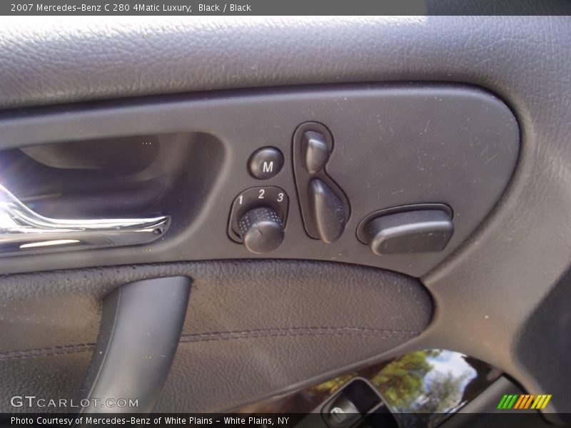 Black / Black 2007 Mercedes-Benz C 280 4Matic Luxury