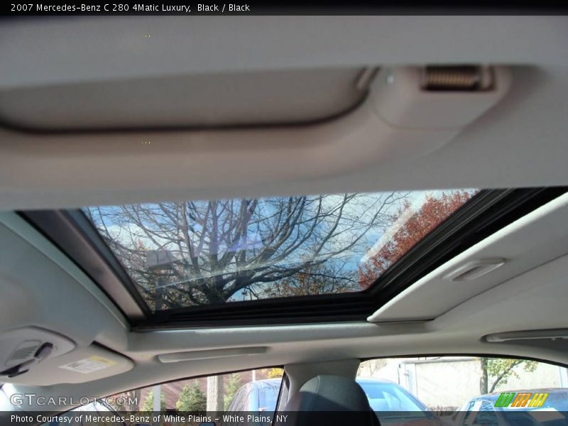 Black / Black 2007 Mercedes-Benz C 280 4Matic Luxury