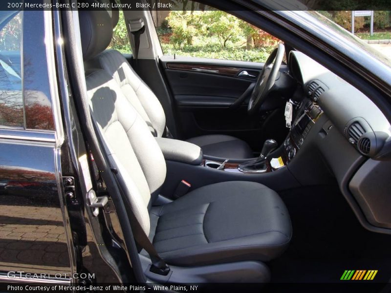 Black / Black 2007 Mercedes-Benz C 280 4Matic Luxury