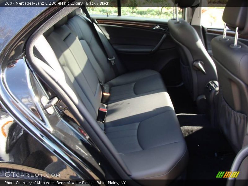 Black / Black 2007 Mercedes-Benz C 280 4Matic Luxury