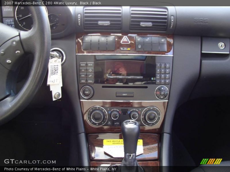Black / Black 2007 Mercedes-Benz C 280 4Matic Luxury