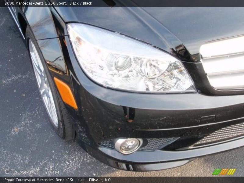 Black / Black 2008 Mercedes-Benz C 350 Sport