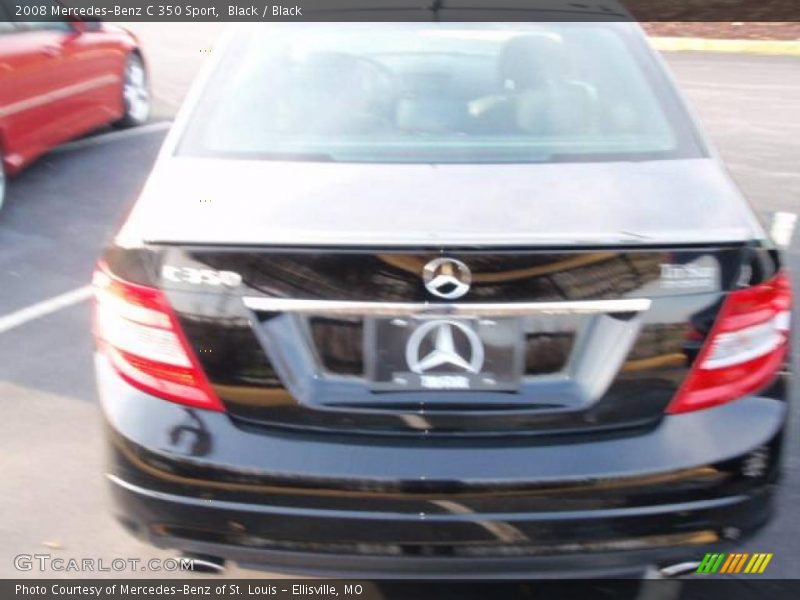 Black / Black 2008 Mercedes-Benz C 350 Sport
