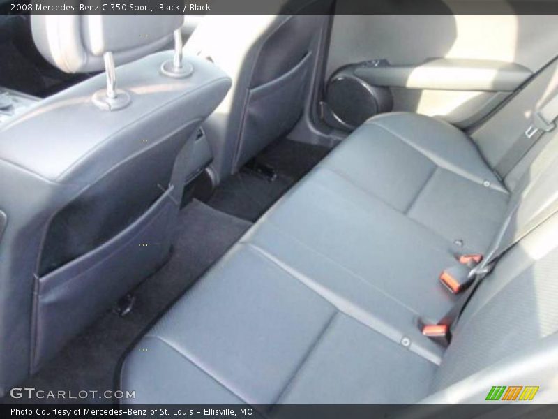 Black / Black 2008 Mercedes-Benz C 350 Sport