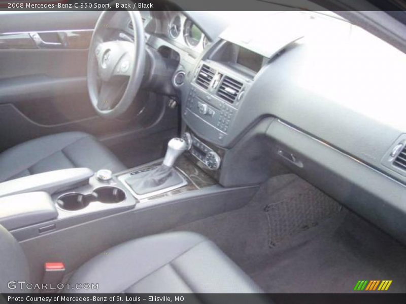 Black / Black 2008 Mercedes-Benz C 350 Sport