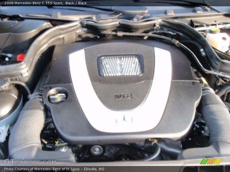 Black / Black 2008 Mercedes-Benz C 350 Sport