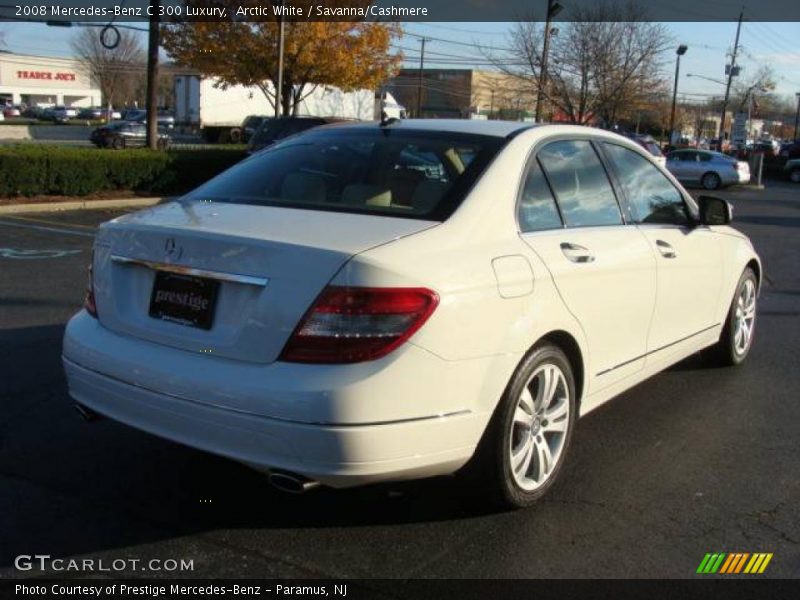 Arctic White / Savanna/Cashmere 2008 Mercedes-Benz C 300 Luxury
