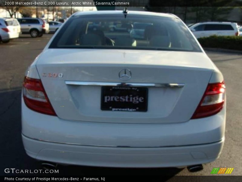 Arctic White / Savanna/Cashmere 2008 Mercedes-Benz C 300 Luxury
