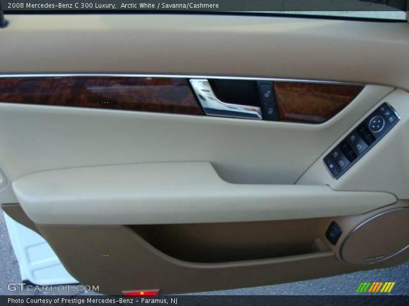 Arctic White / Savanna/Cashmere 2008 Mercedes-Benz C 300 Luxury