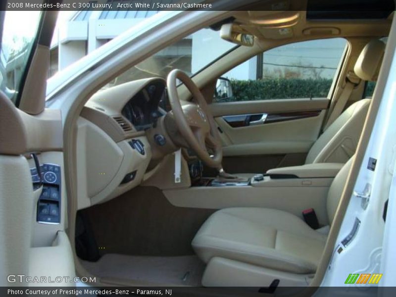 Arctic White / Savanna/Cashmere 2008 Mercedes-Benz C 300 Luxury