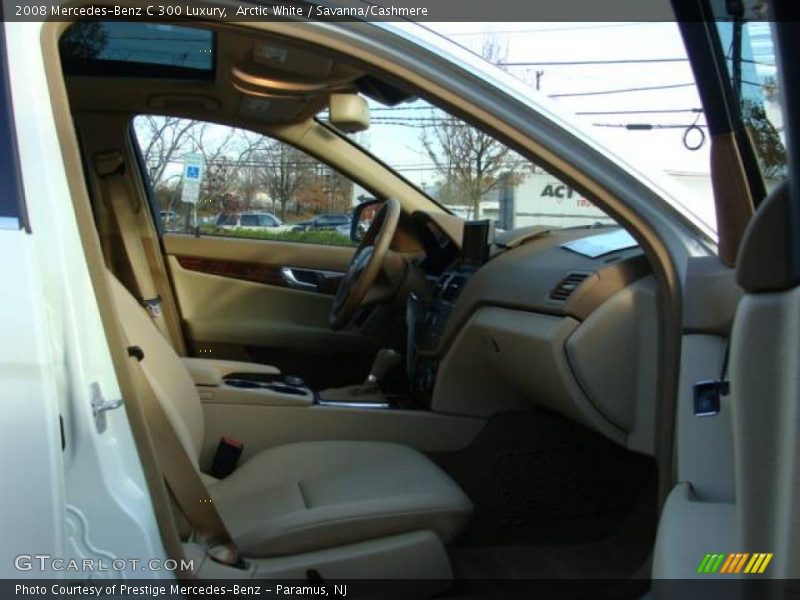 Arctic White / Savanna/Cashmere 2008 Mercedes-Benz C 300 Luxury