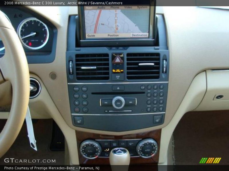 Arctic White / Savanna/Cashmere 2008 Mercedes-Benz C 300 Luxury