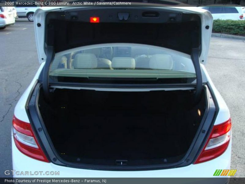 Arctic White / Savanna/Cashmere 2008 Mercedes-Benz C 300 Luxury