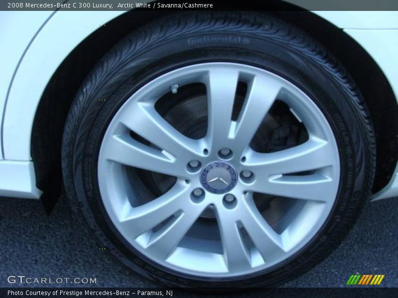 Arctic White / Savanna/Cashmere 2008 Mercedes-Benz C 300 Luxury