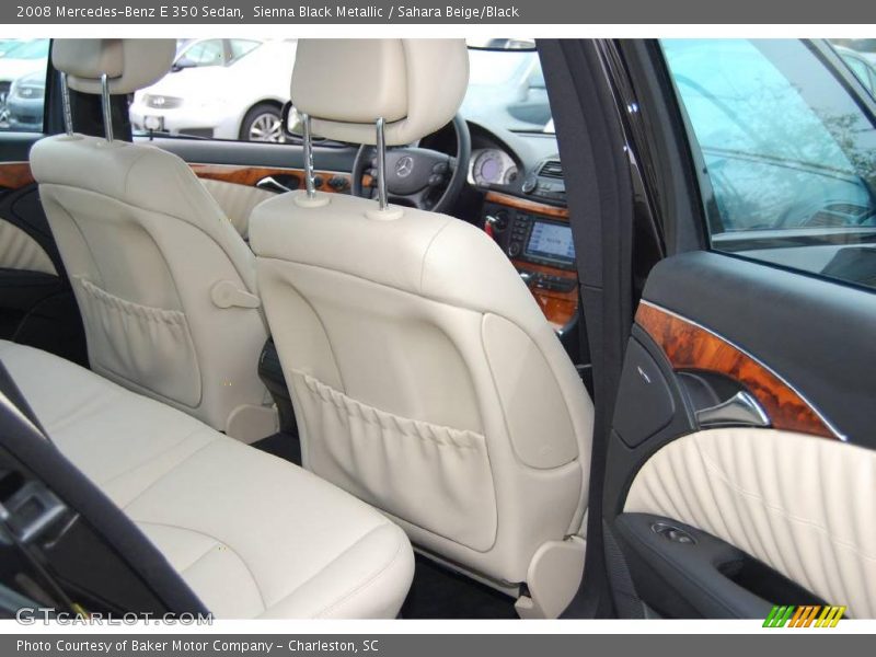 Sienna Black Metallic / Sahara Beige/Black 2008 Mercedes-Benz E 350 Sedan