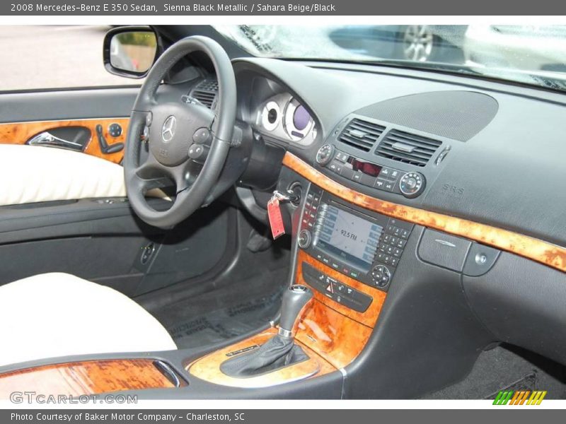 Sienna Black Metallic / Sahara Beige/Black 2008 Mercedes-Benz E 350 Sedan