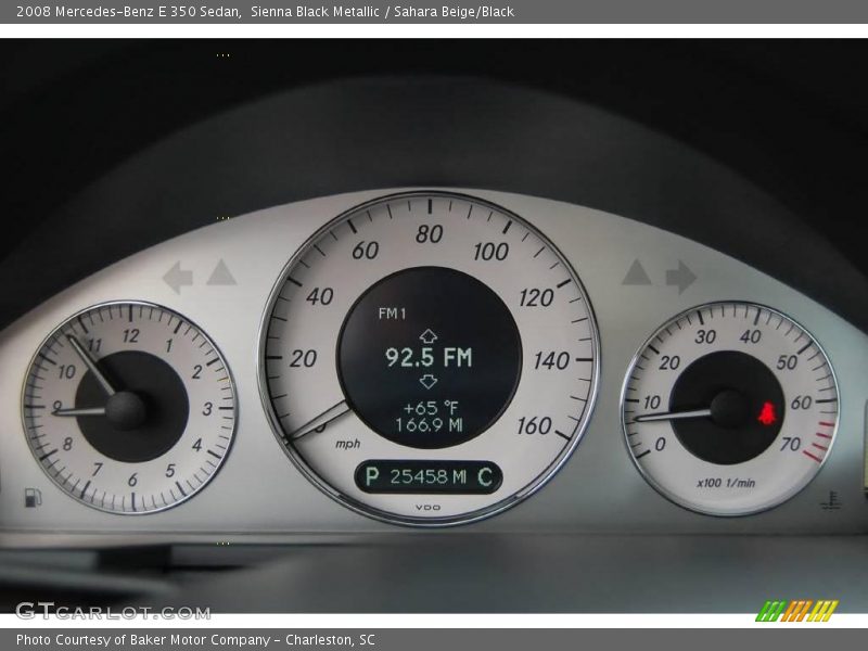 Sienna Black Metallic / Sahara Beige/Black 2008 Mercedes-Benz E 350 Sedan