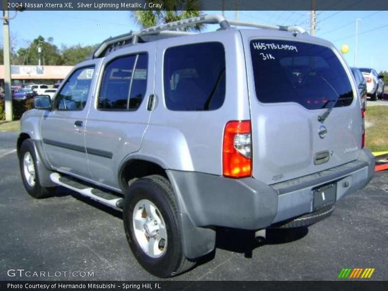 Silver Lightning Metallic / Gray 2004 Nissan Xterra XE