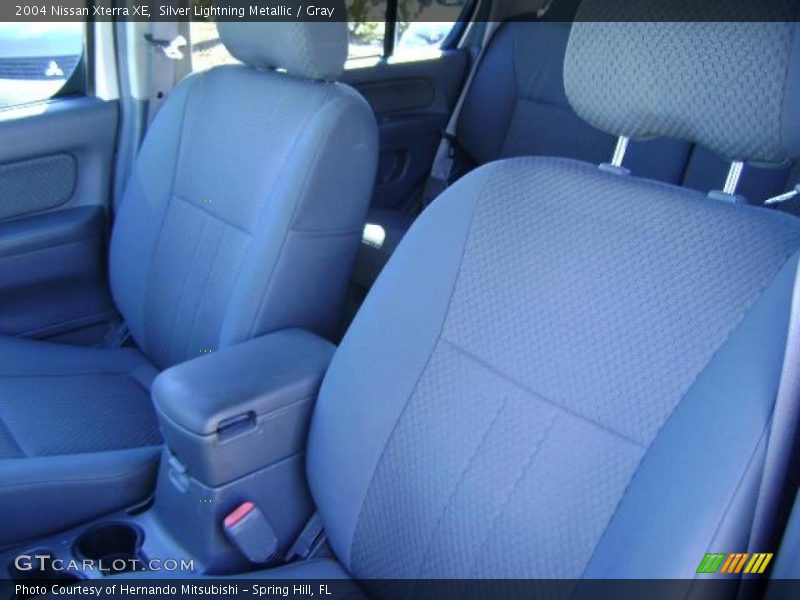 Silver Lightning Metallic / Gray 2004 Nissan Xterra XE
