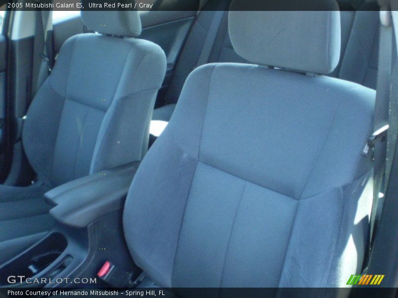 Ultra Red Pearl / Gray 2005 Mitsubishi Galant ES