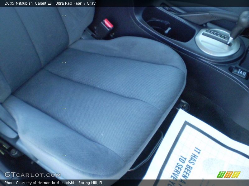Ultra Red Pearl / Gray 2005 Mitsubishi Galant ES