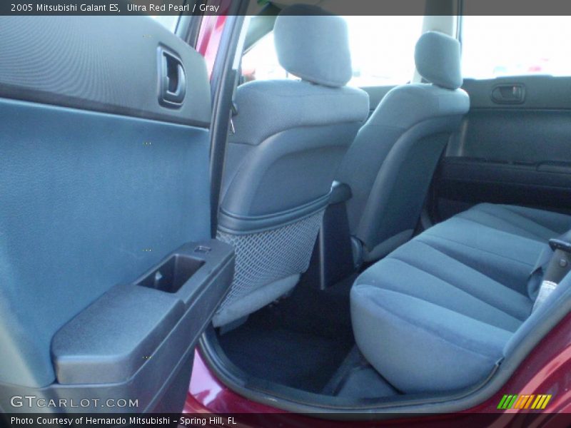 Ultra Red Pearl / Gray 2005 Mitsubishi Galant ES
