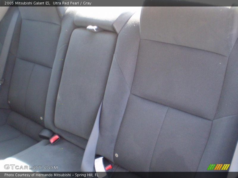 Ultra Red Pearl / Gray 2005 Mitsubishi Galant ES