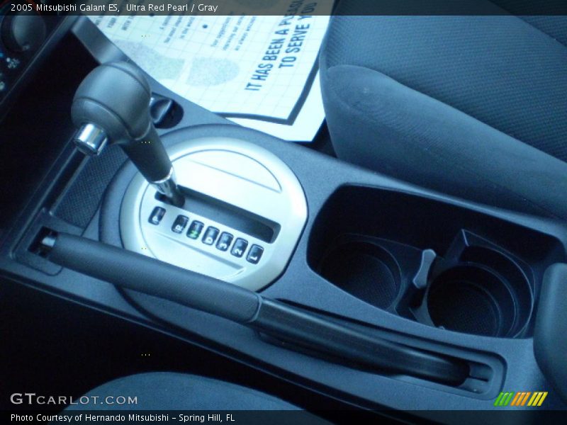 Ultra Red Pearl / Gray 2005 Mitsubishi Galant ES