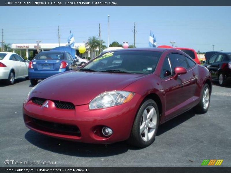 Ultra Red Pearl / Medium Gray 2006 Mitsubishi Eclipse GT Coupe