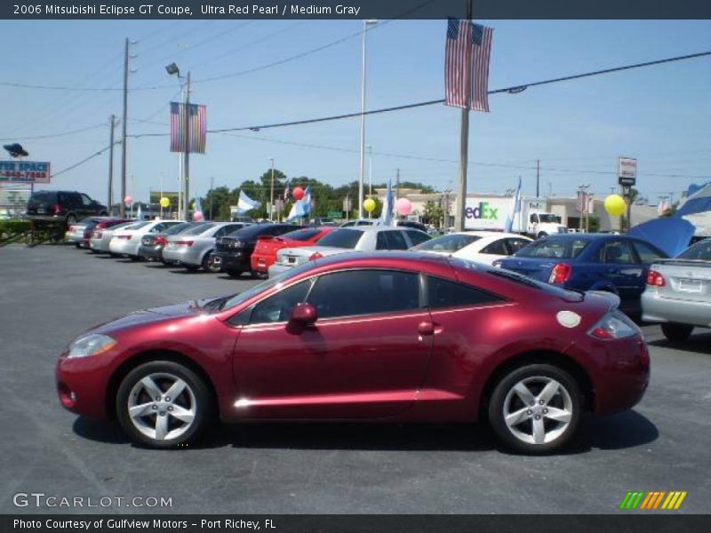 Ultra Red Pearl / Medium Gray 2006 Mitsubishi Eclipse GT Coupe