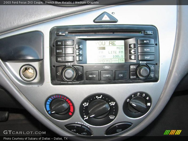 French Blue Metallic / Medium Graphite 2003 Ford Focus ZX3 Coupe