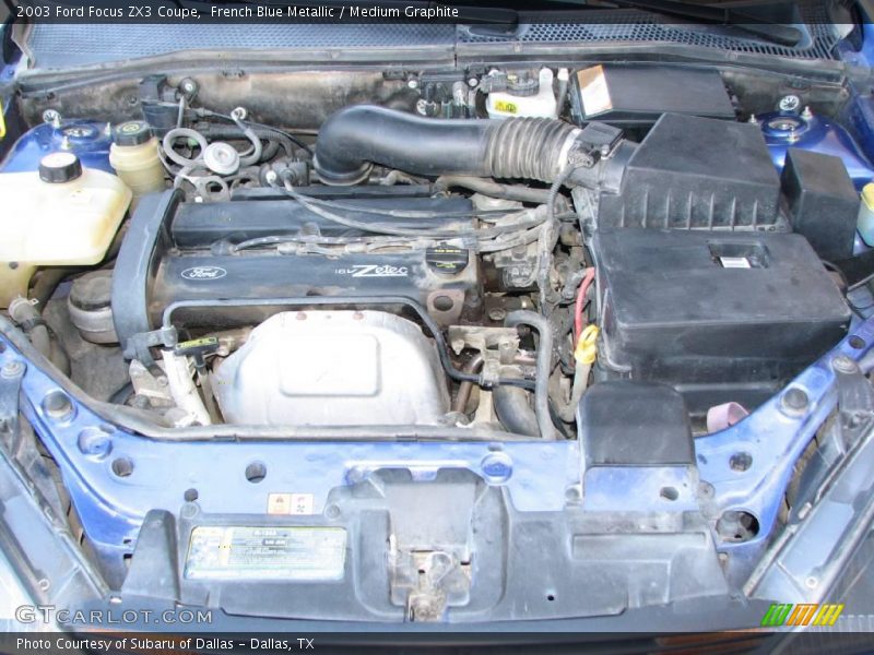 French Blue Metallic / Medium Graphite 2003 Ford Focus ZX3 Coupe
