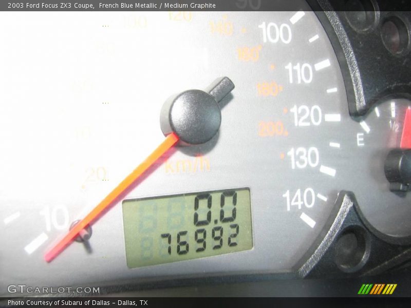 French Blue Metallic / Medium Graphite 2003 Ford Focus ZX3 Coupe