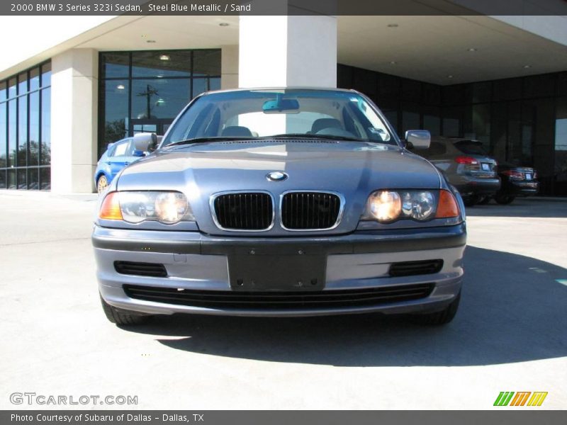 Steel Blue Metallic / Sand 2000 BMW 3 Series 323i Sedan